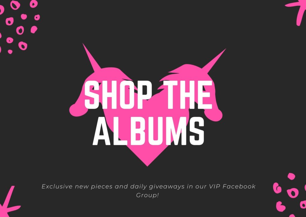 Shop The Albums Title with unicorns