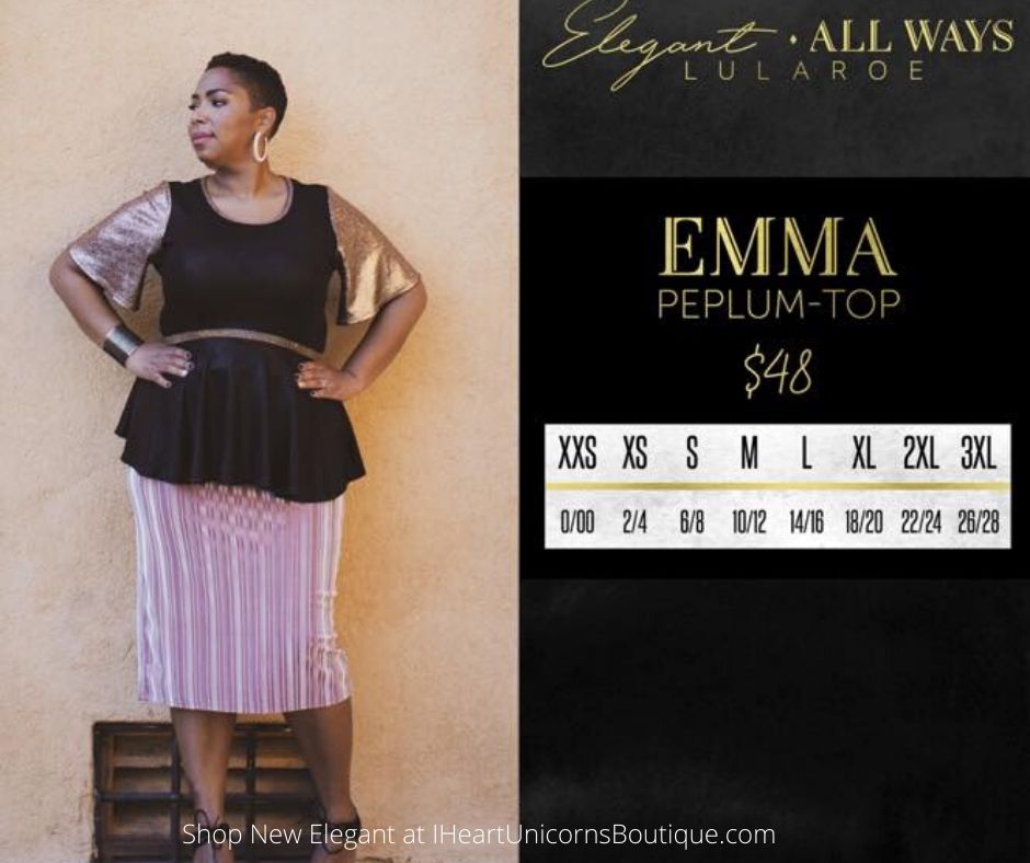 Lularoe Emma Size Chart Elegant Always
