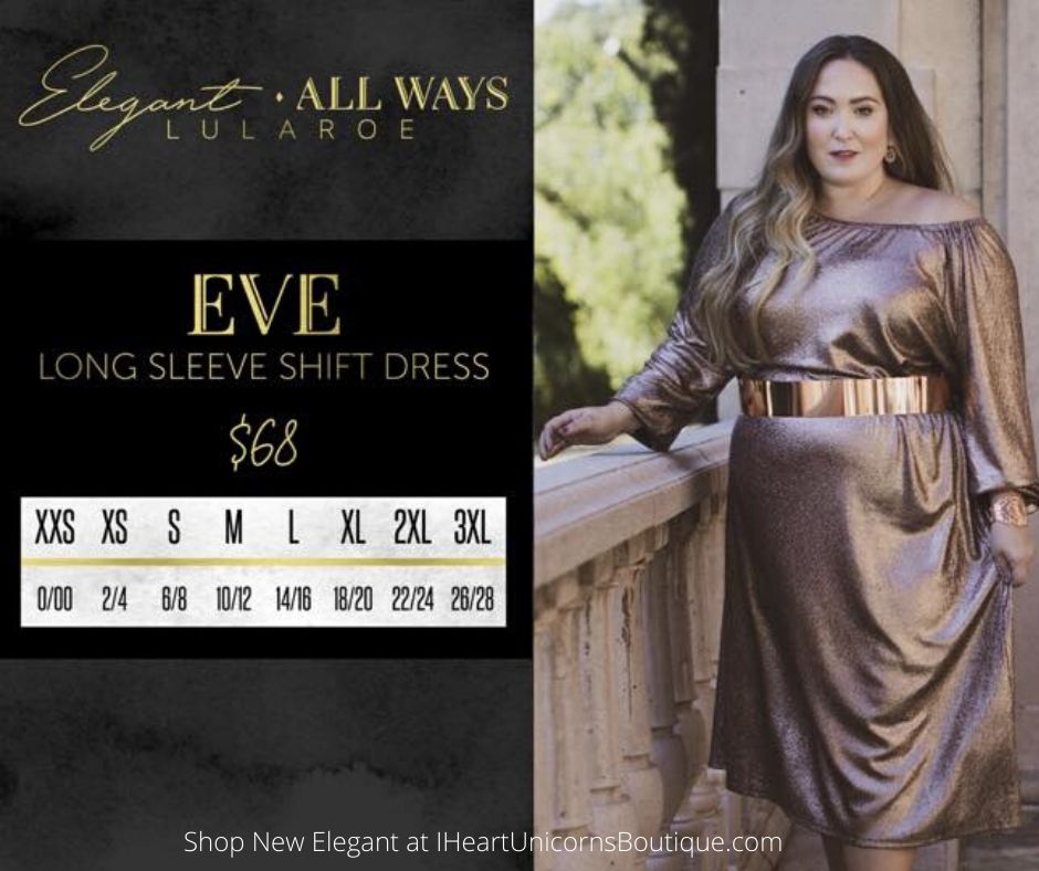 Lularoe Eve Size Chart Elegant Always