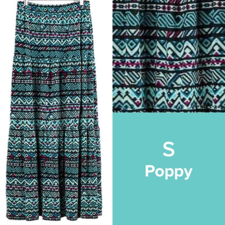 Lularoe Poppy Skirt Sonlet Sale 4