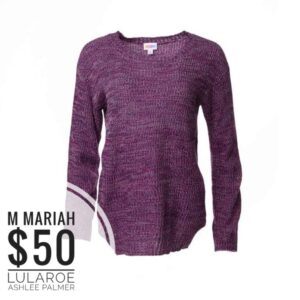 Lularoe Mariah Sweater Top Sonlet Sale 7