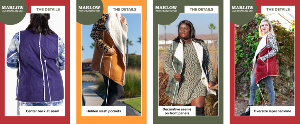 Lularoe Marlow Faux Shearling Vest Details
