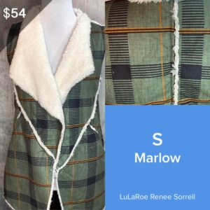 Lularoe Marlow Faux Shearling Vest Sonlet Sale 1