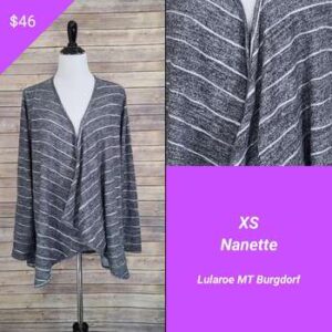 Lularoe Nanette Sweater Sonlet Sale 1
