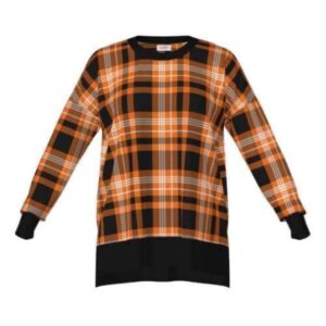 Lularoe Witch Please Hannah Orange Plaid