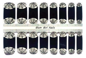 Spiderweb French Manicure